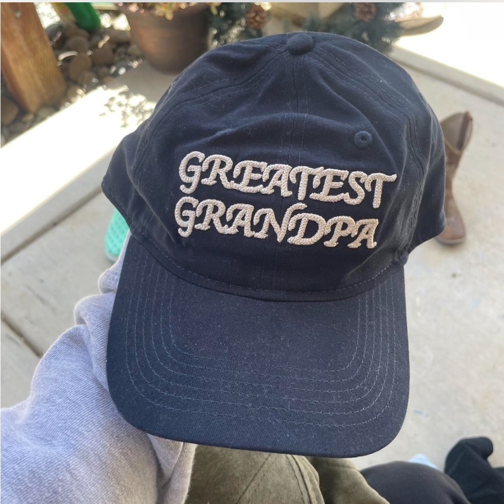 •Greatest Grandpa Cap•